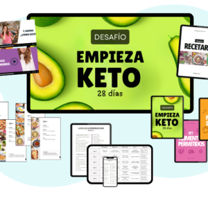 Programa Empieza Keto en 28 días con recetas fáciles y plan completo para bajar de peso